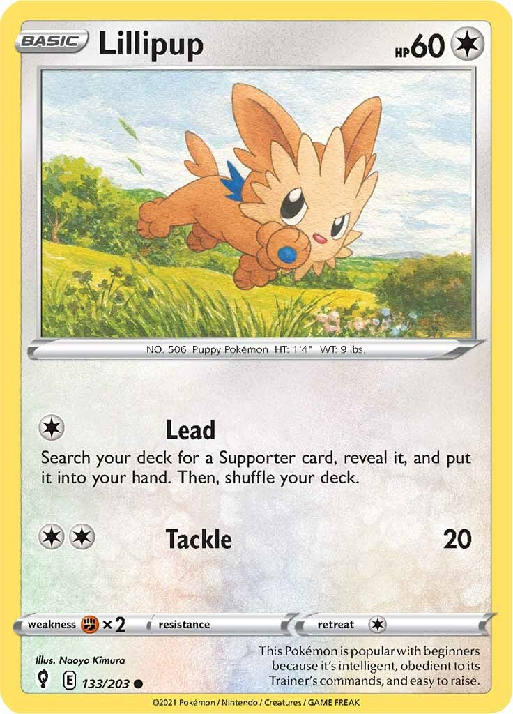 Lillipup (133/203) [Sword & Shield: Evolving Skies] – Brainwash Cards