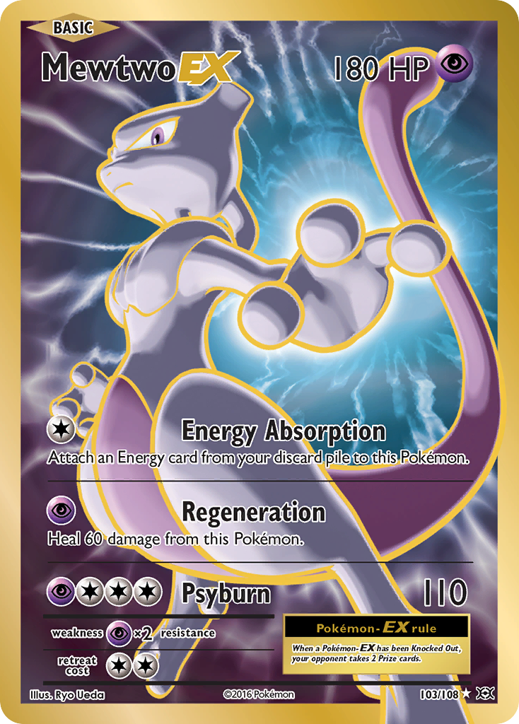 Mewtwo EX (103/108) [XY: Evolutions] – Brainwash Cards