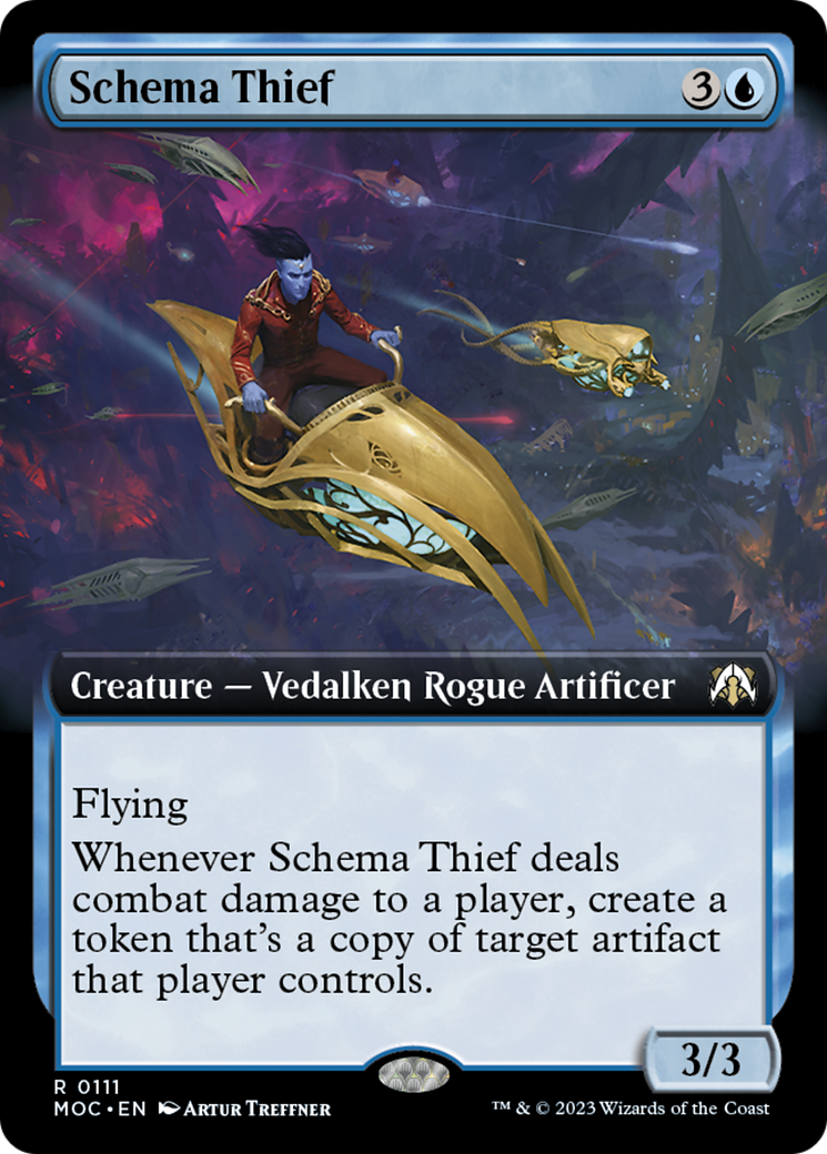 Schema Thief (Extended Art) [March of the Machine Commander] – Brainwash  Cards