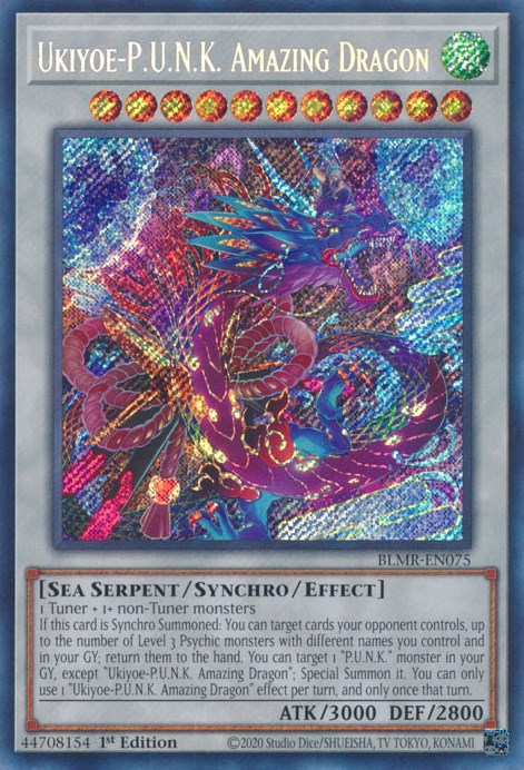Ukiyoe-P.U.N.K. Amazing Dragon [BLMR-EN075] Secret Rare – Brainwash Cards