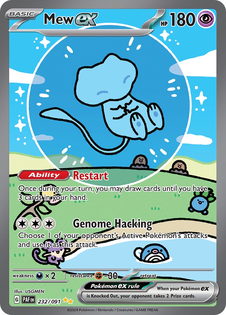Mew ex (232/091) [Scarlet & Violet: Paldean Fates] – Brainwash Cards