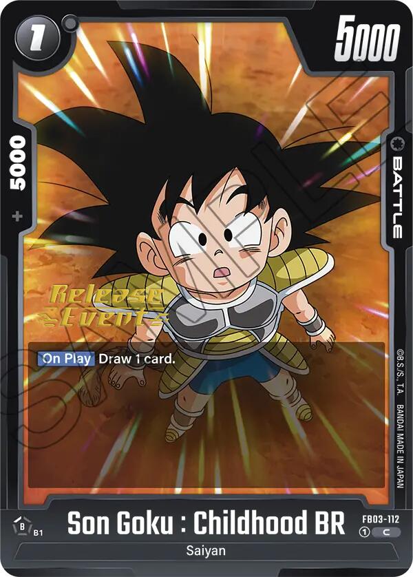 Son Goku : Childhood BR [Raging Roar Release Event Cards] – Brainwash Cards