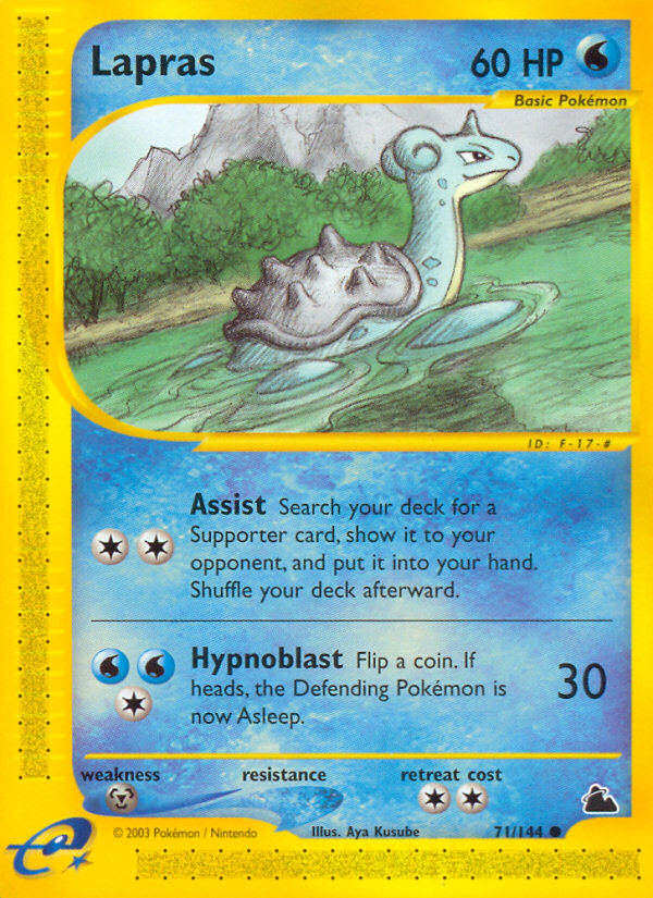 Lapras (71/144) [Skyridge] – Brainwash Cards