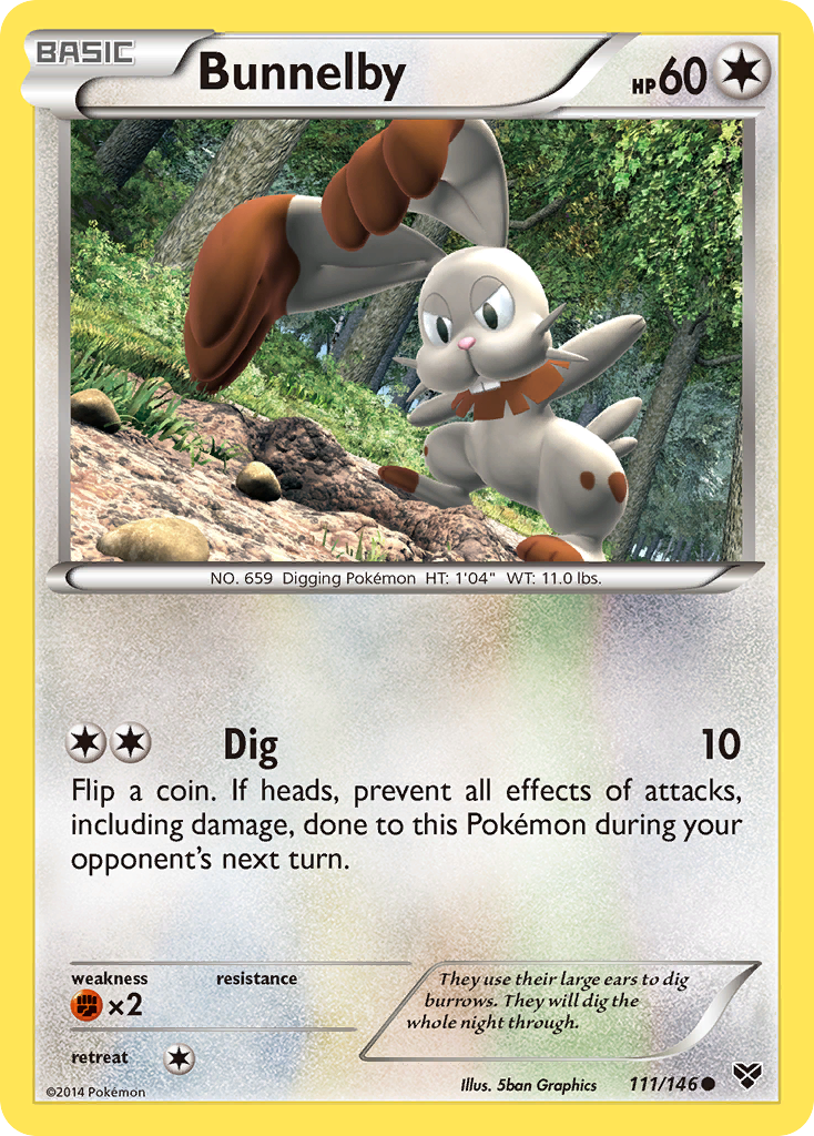 Bunnelby (111/146) [XY: Base Set] – Brainwash Cards