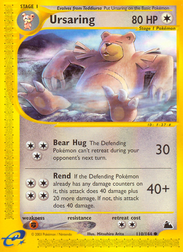 Ursaring (110/144) [Skyridge] – Brainwash Cards