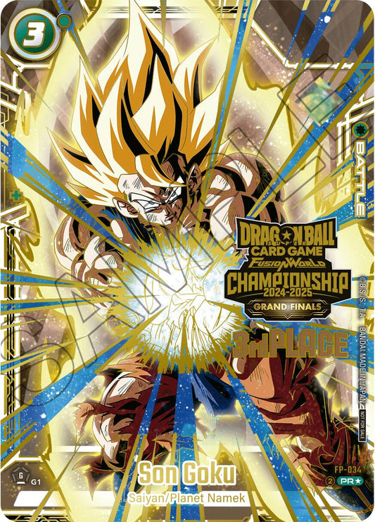 Son Goku (FP-034) (3rd Place) [Tournament and Championship Promos]