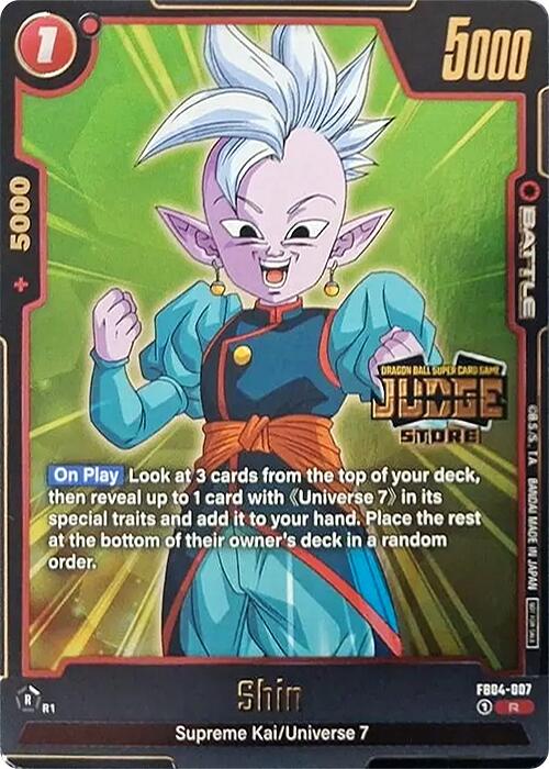Shin (Judge Pack 03 - Store Judge) [Fusion World Tournament Cards]