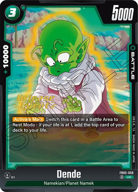 Dende (FB05-058) [New Adventure Release Event Cards]