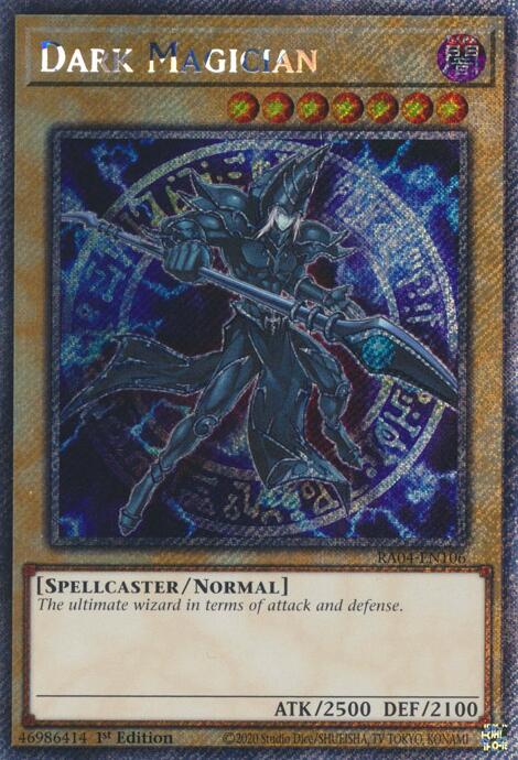 Dark Magician (6th Art) [RA04-EN106] Platinum Secret Rare