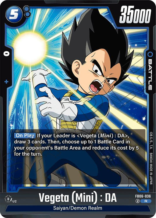 Vegeta (Mini) : DA - FB06-036 [Rivals Clash]