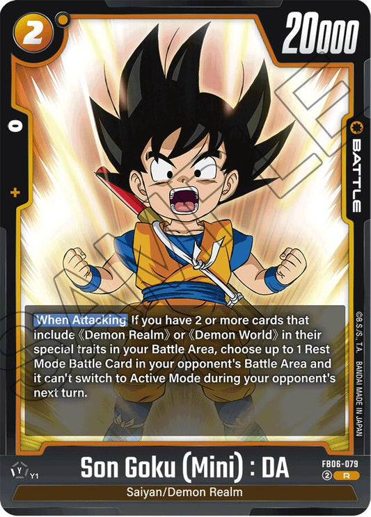 Son Goku (Mini) : DA - FB06-079 [Rivals Clash]