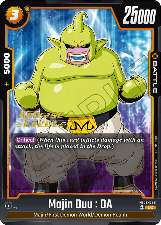 Majin Duu : DA [Rivals Clash Release Event Cards]