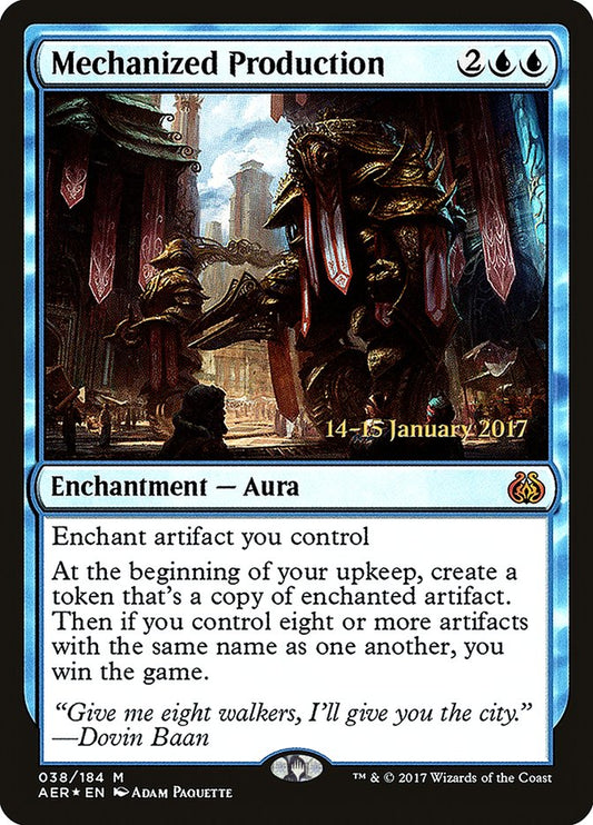 Mechanized Production [Aether Revolt Prerelease Promos]