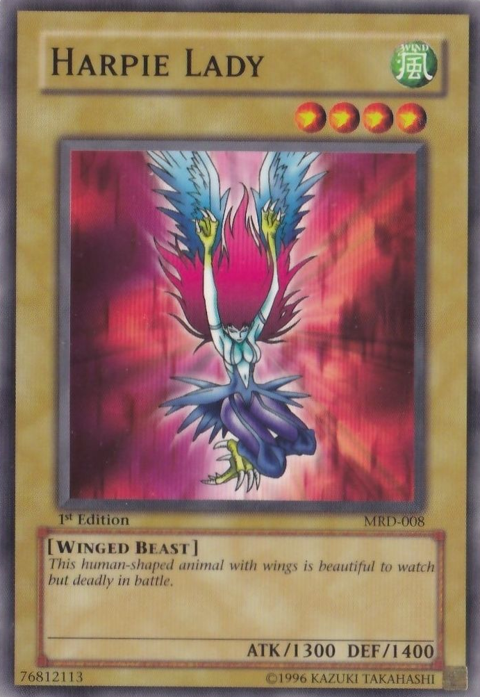 yugioh human cards Harpie Lady [MRD-008] Common – Brainwash Cards